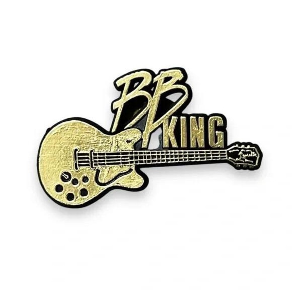 BB King Guitar Plastic Lapel Vest Hat Pin A21